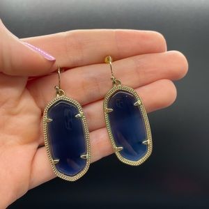 Kendra Scott Earrings ✨ Navy and gold